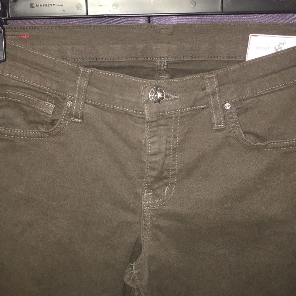 Angry Rabbit (ModCloth) Green Jeans - Picture 4 of 8